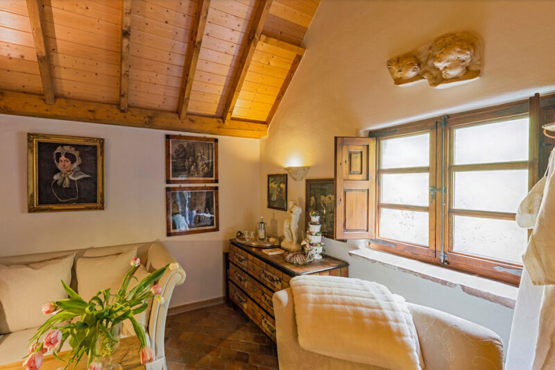 Alte Mühle Höreth · Landhotel · Rosenzimmer #6 Wohnzimmer